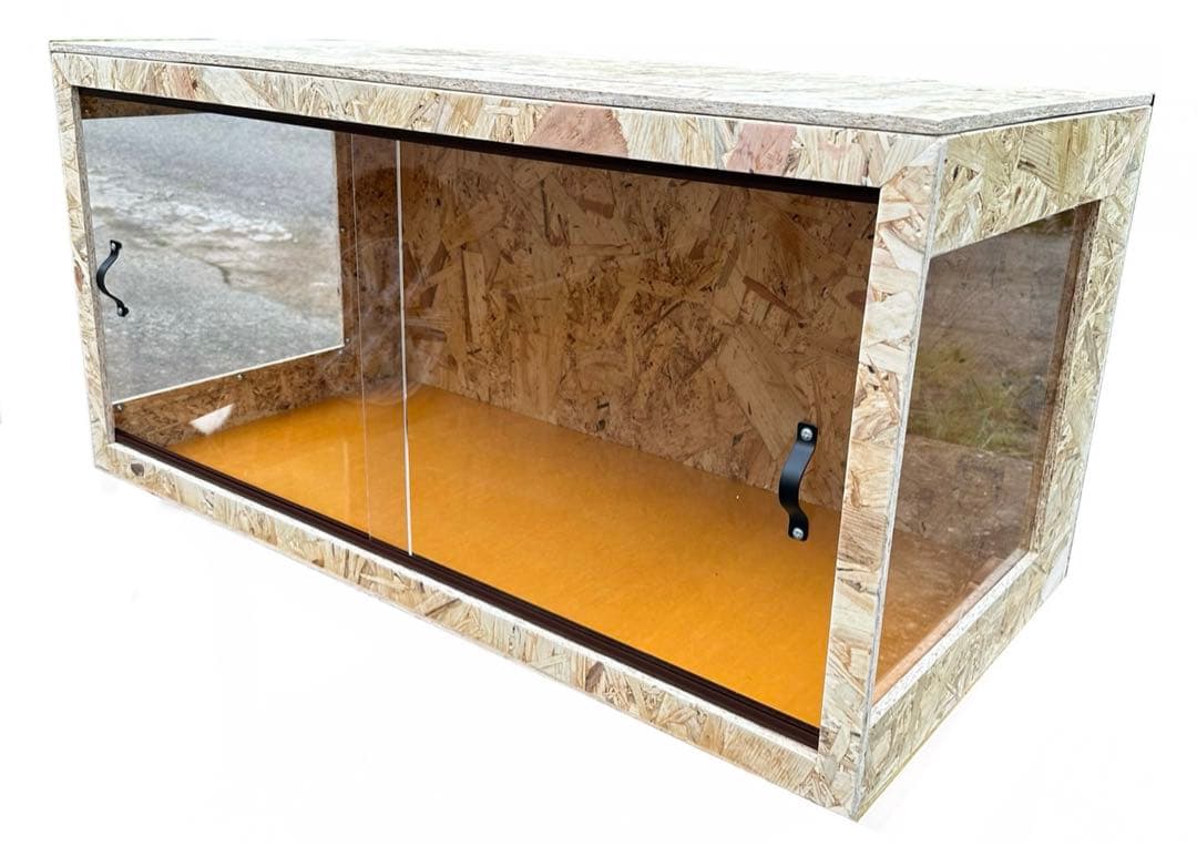 サイドアクリル　爬虫類　飼育ケージ