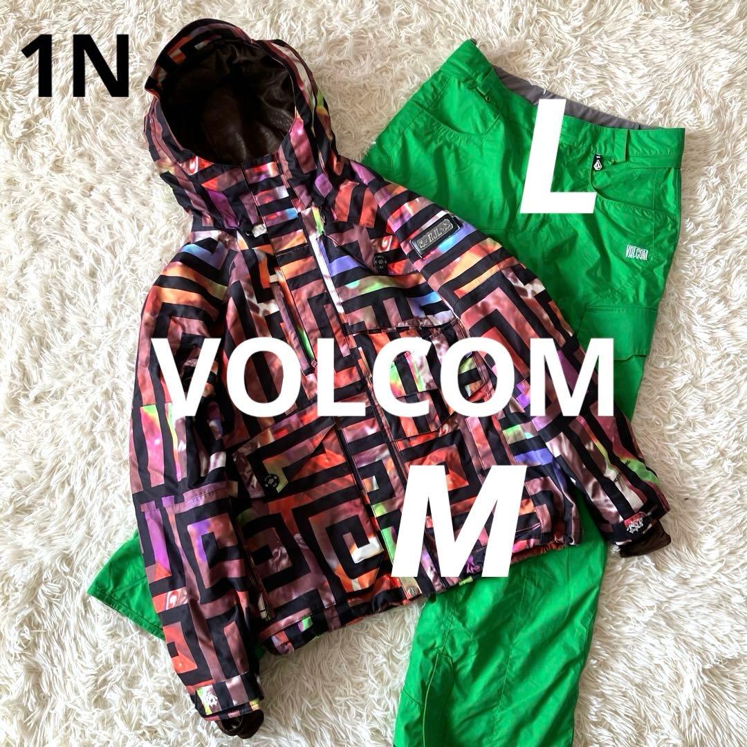 #1N✨VOLCOM ボルコム✨スノボウェア 上M下L メンズ