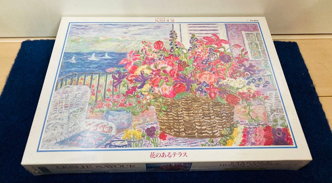 【新品未開封】 花のあるテラス　レスリーセイヤー　ジグソーパズル　1000ピース