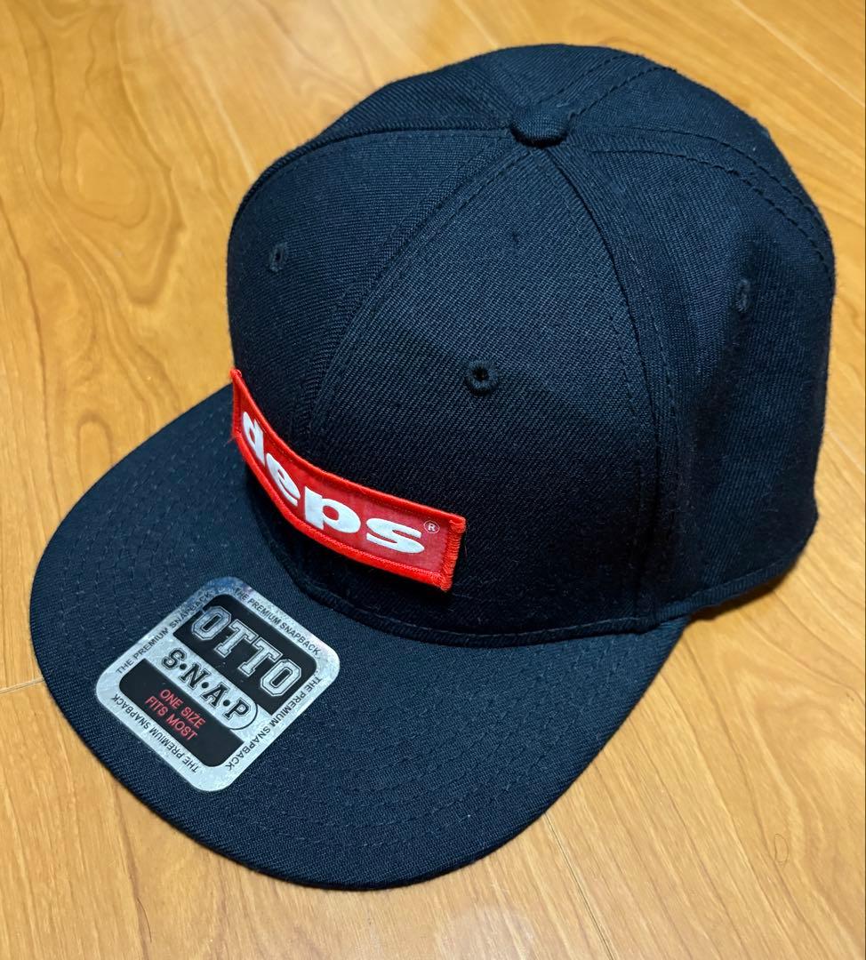 deps スナップバックキャップ 黒