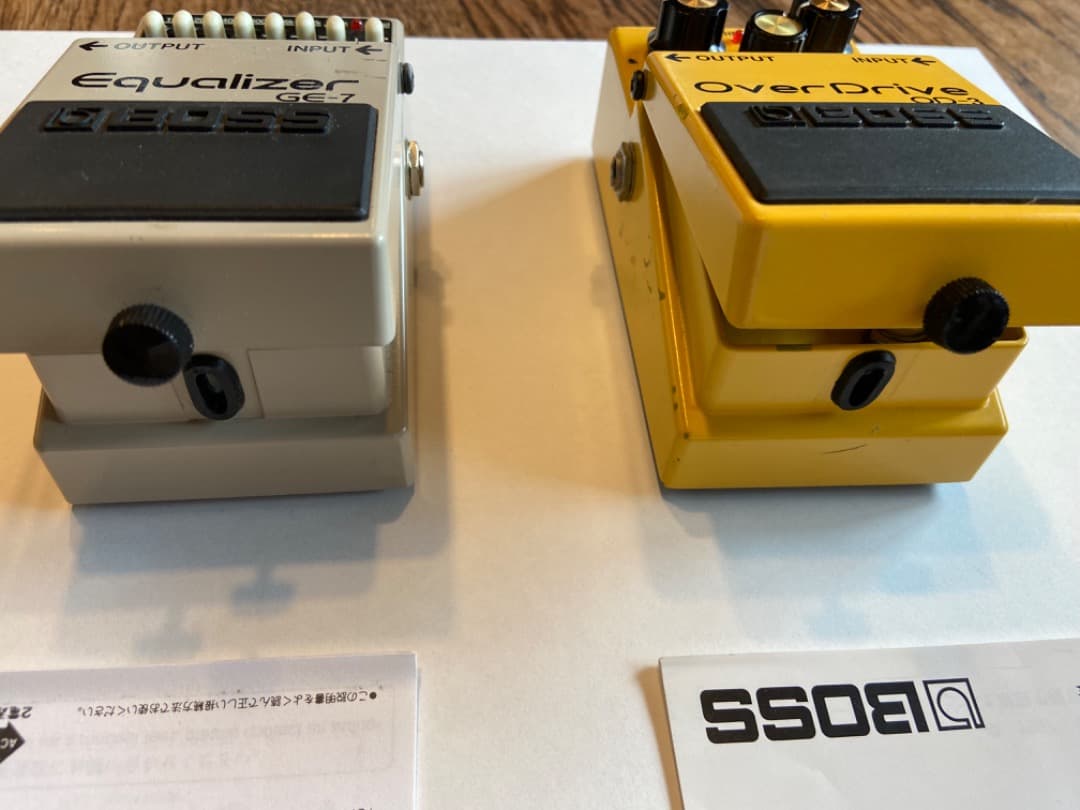 BOSS OD-3 Overdrive & GE-7 Equalizer セット