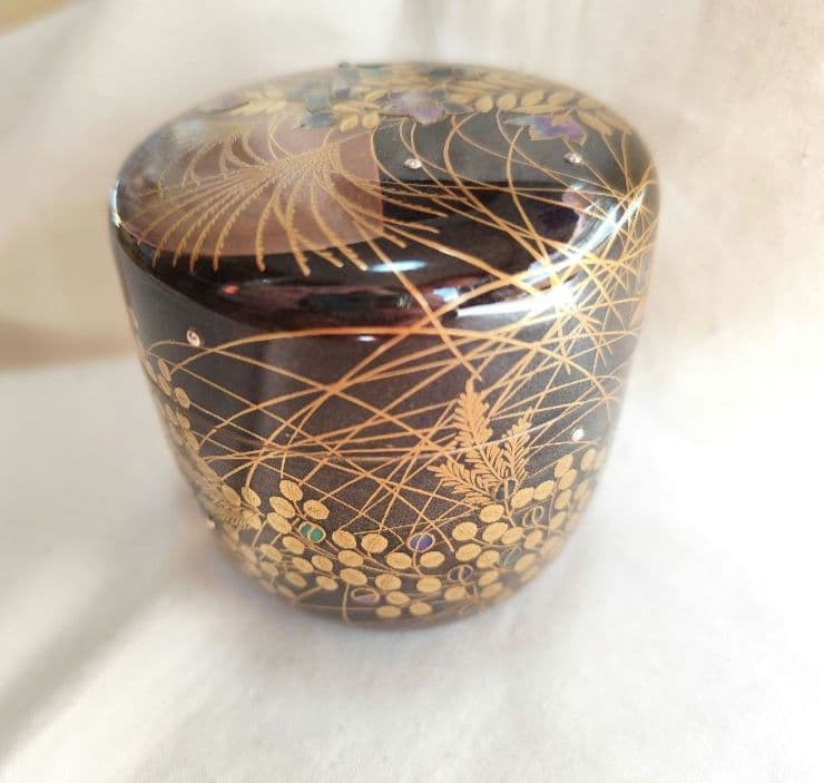 茶道具 大棗 秋の図