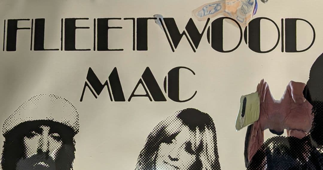 フリートウッドマック 「噂」 1977年 アルミ蒸着フィルム ポスター 美中古品