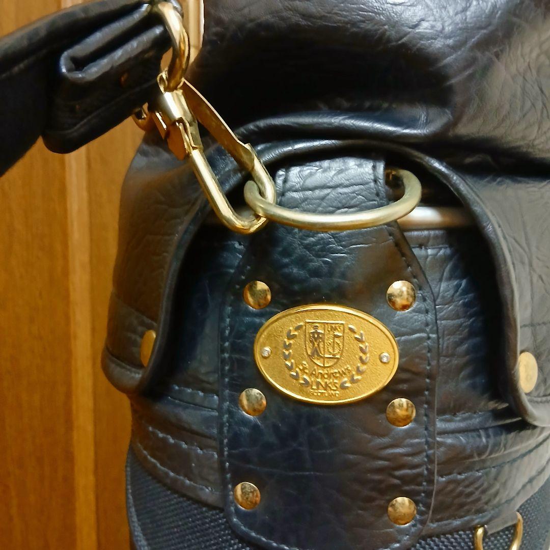 St.Andrews　セントアンドリュース　キャディバッグ 　ブラック　レザー