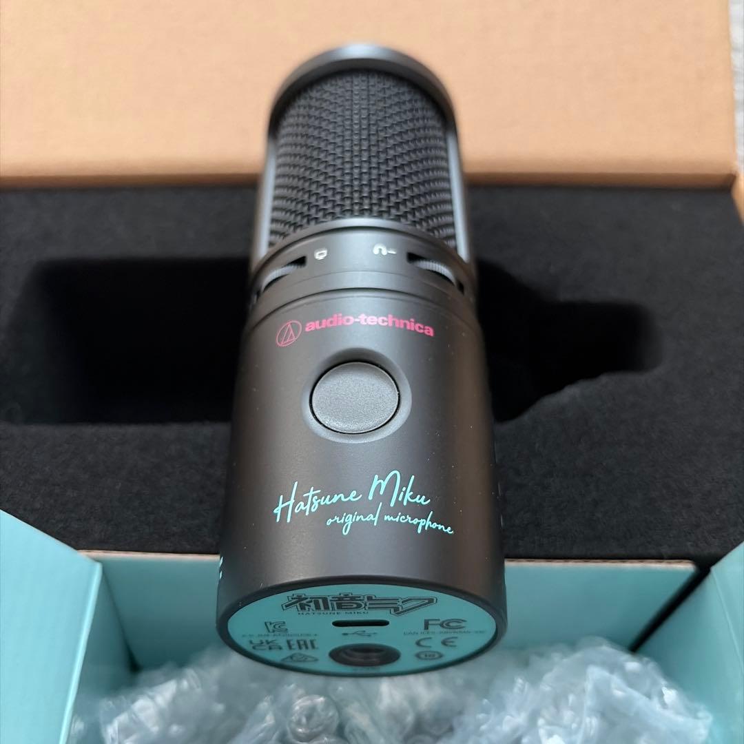 即決可！audio-technica Hatsune Miku 初音ミク　マイク