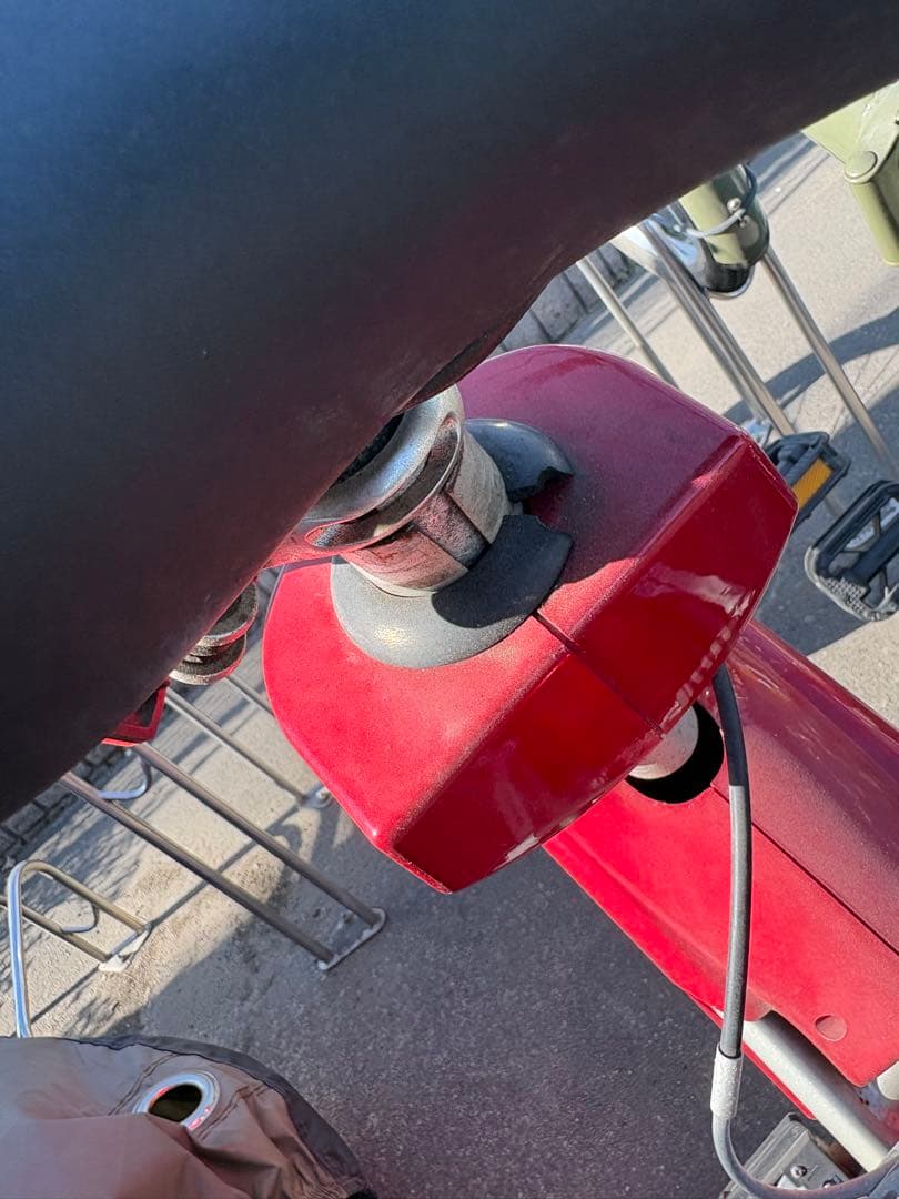 mini ebike 赤 鍵付き