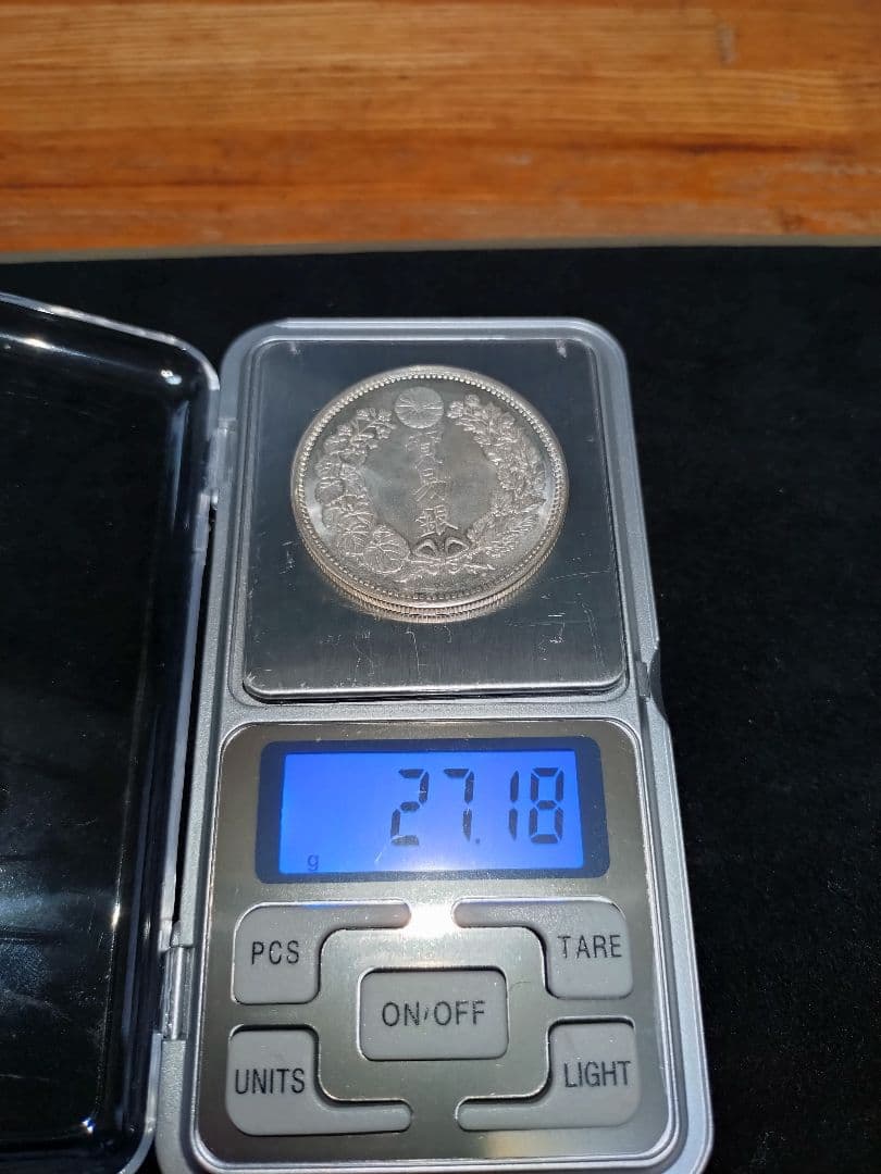 ◆貿易銀 明治九年 明治銀貨 龍 ◆