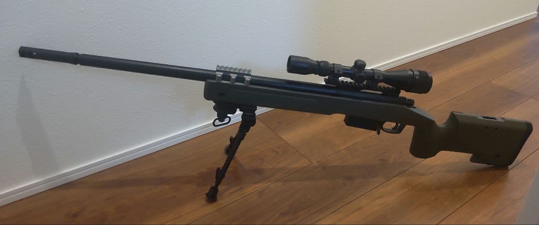 東京マルイ M40A5 スナイパーライフル　スコープ、バイポッド等セット