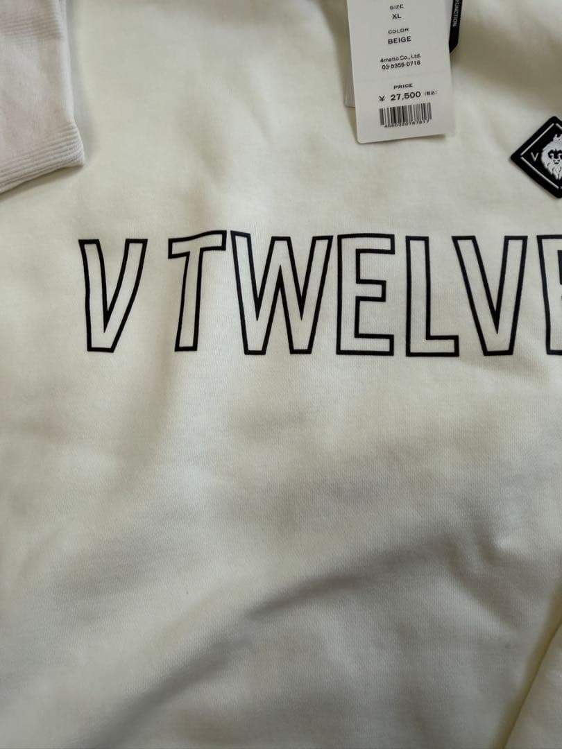 新品正規品【V12/XL】MOFCREW 裏起毛スウェット　メンズゴルフ長袖