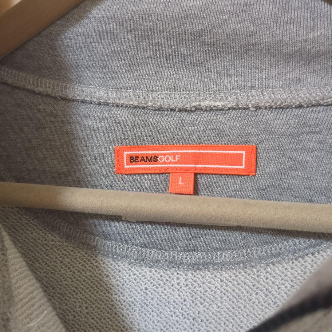 ★美品★BEAMS　GOLF　裏起毛ハーフジッププルオーバー　　サイズ　L