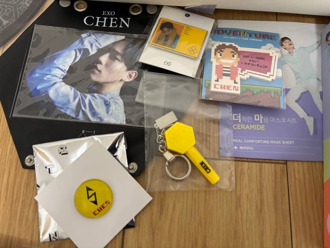 EXO CHEN チェン グッズ まとめ売り CD うちわ ポスター