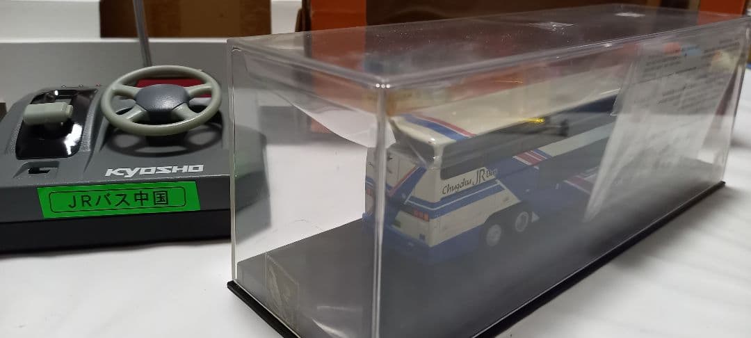 KYOSHO R/Cバス 1:80　JRバス中国　三菱ふそうエアロキング