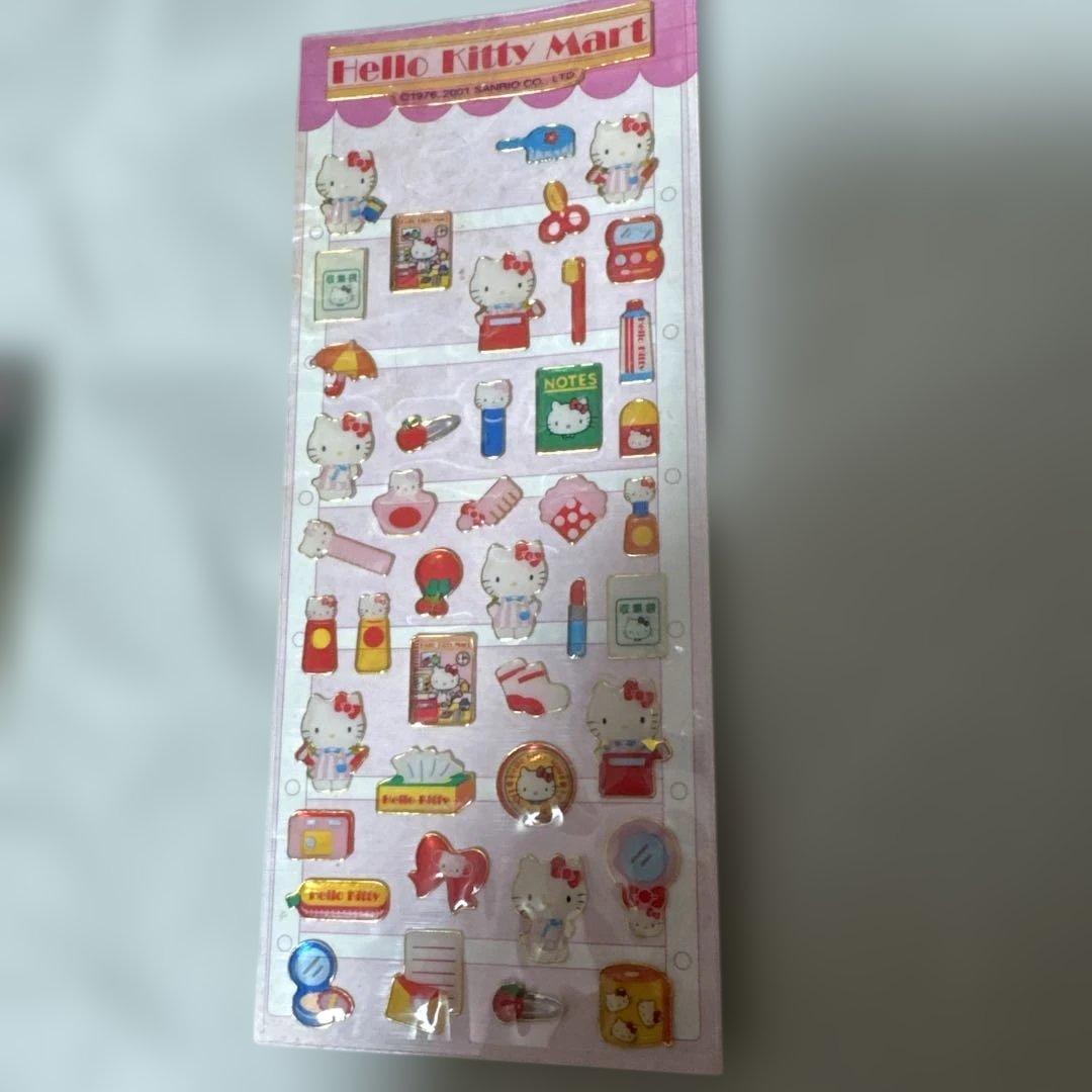 ハローキティ　レトロ　シール　2001年製