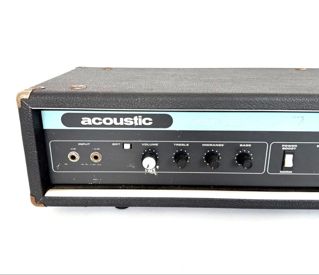 【希少】ACOUSTIC MODEL 220 ベースヘッドアンプ