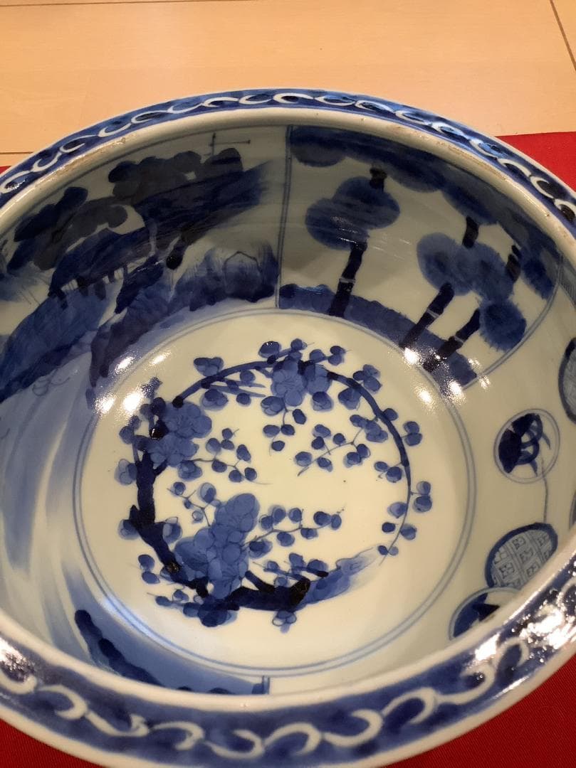 【古伊万里】染付　鉢　アンティーク