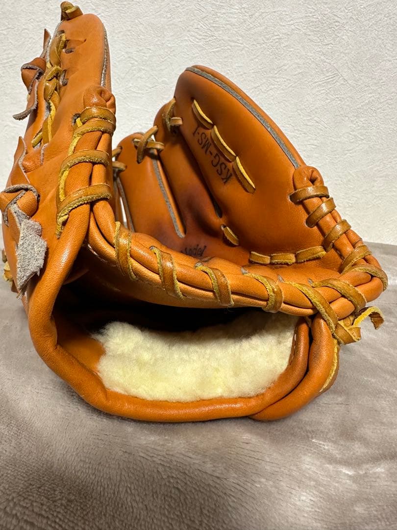 【Slugger】硬式グローブ オレンジ KSG-MS-1