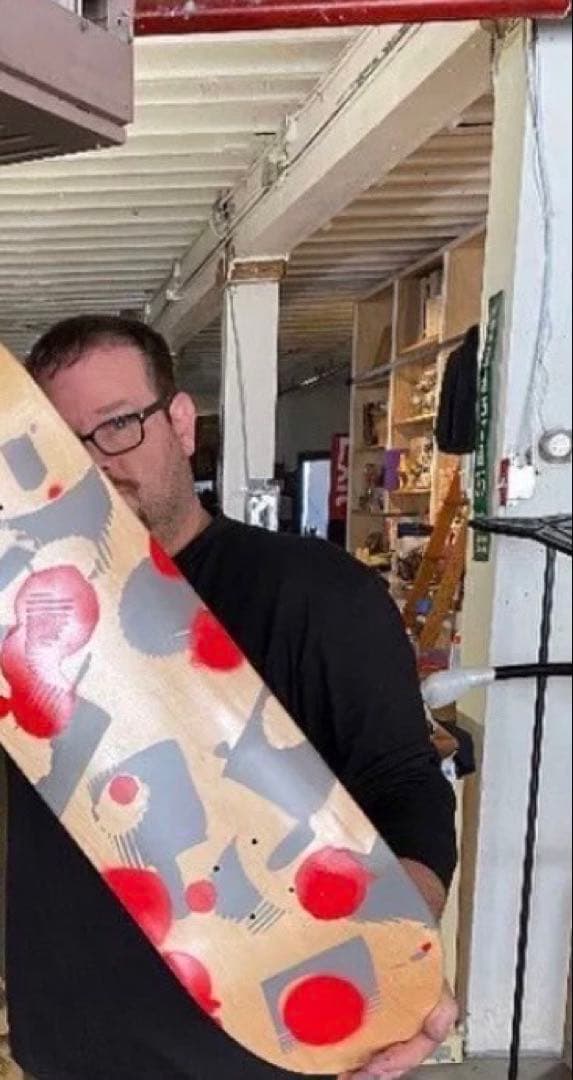 真作 STASH 直筆原画 スケートボード サイン入 supreme ステッカー