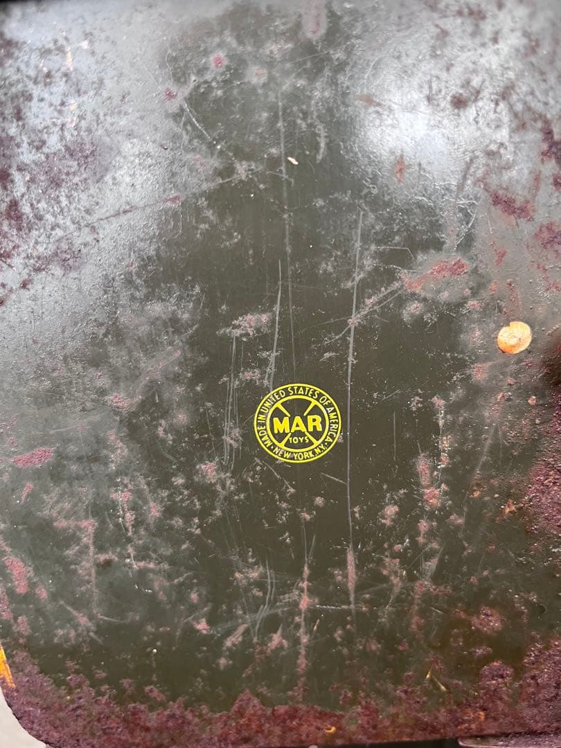 【antique】40's 50'sミリタリー トイトラック TOY ブリキ