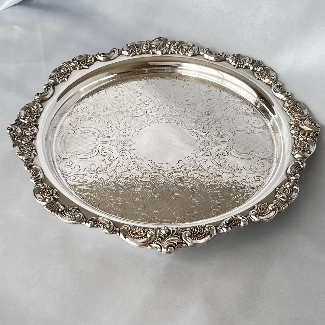 【Wallace】 Baroque ドリンク / カクテルトレー 25cm