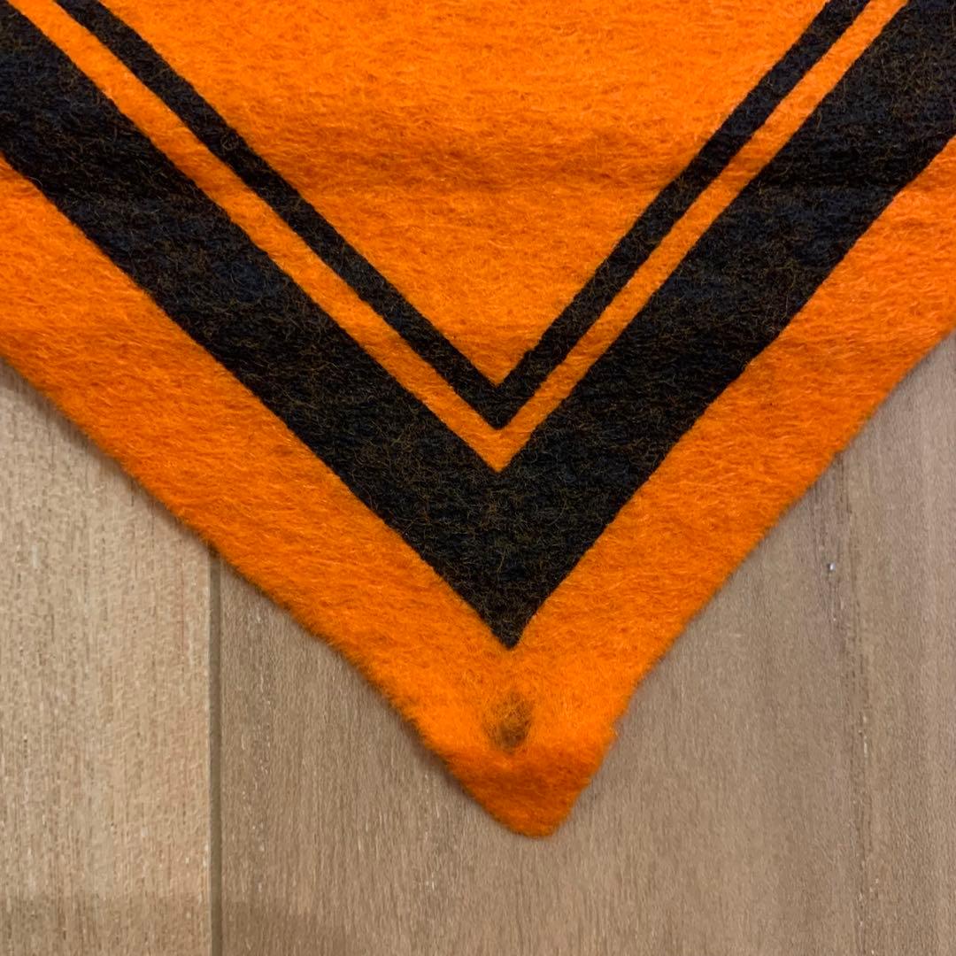 70's スヌーピー フェルトバナー ペナント オレンジ ピーナッツ