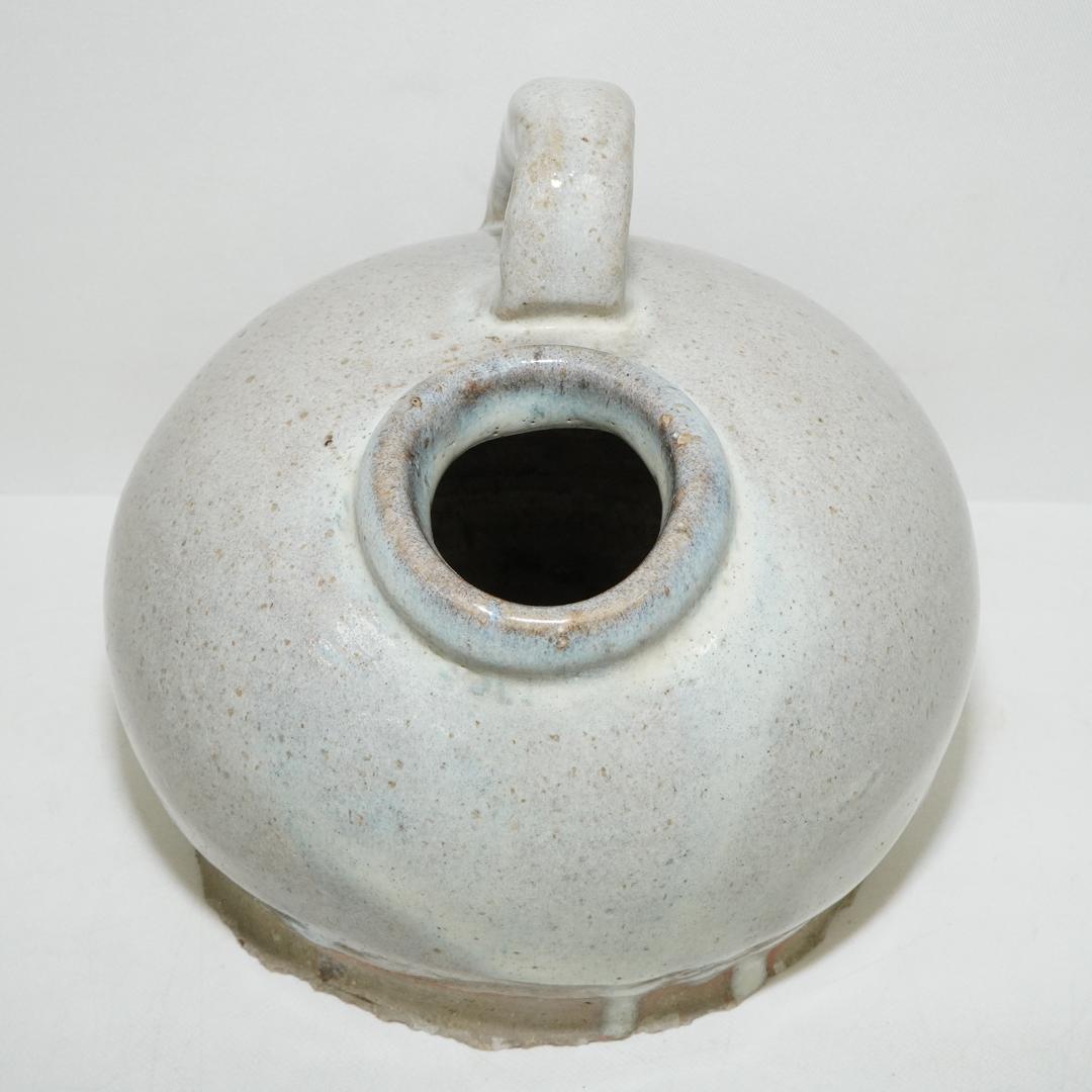 白磁 酒器 扁壺 古玩 水差し 花器 尿瓶 陶器