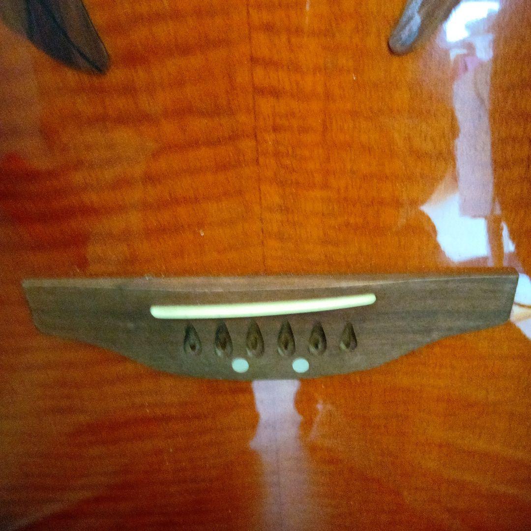 オベ−ション、エレキアコースティックギター オレンジ/ブラウン