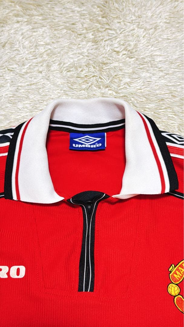 希少✨イングランド製　マンチェスターユナイテッド　ユニフォーム　ゲームシャツ