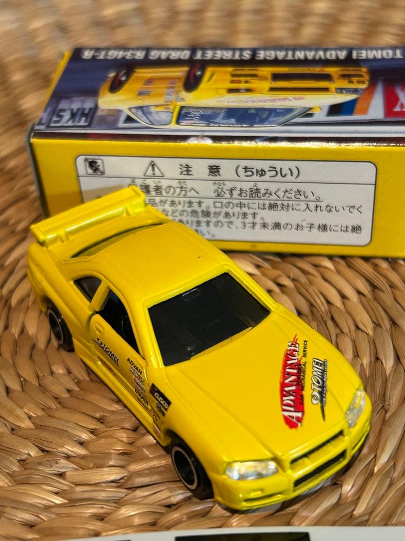 トミカ 日産スカイラインGTR R34 アイアイアド特注　アドバンテージ