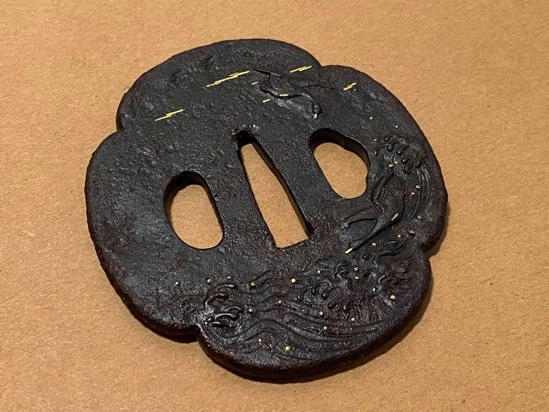 刀装具　鉄鍔　鐔　⑤ 武具　刀