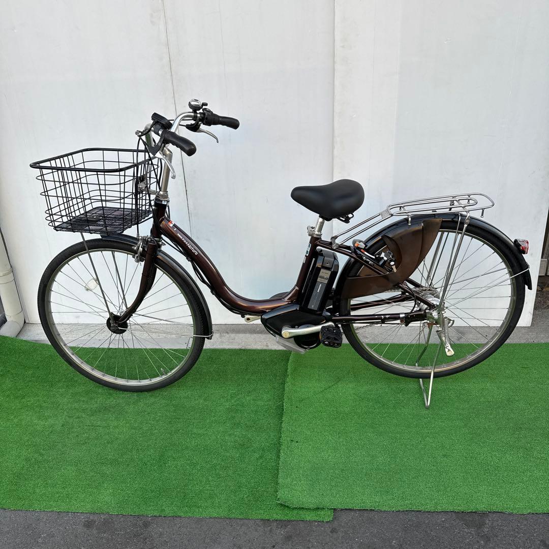 YAMAHAヤマハ電動アシスト自転車26インチ8.9Ah ブラウン