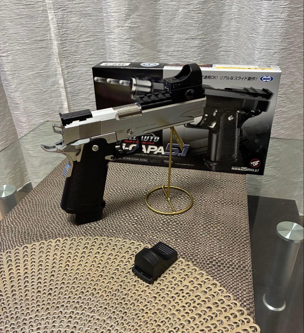 美品　東京マルイ　カスタム品　ハイキャパ　電動　強化ピニオン　マイクロプロサイト