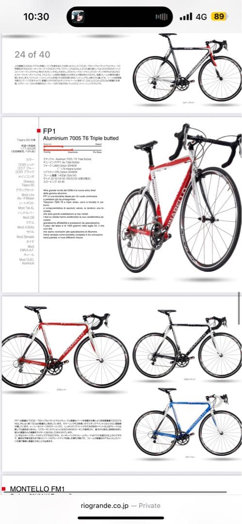 Pinarello FP1 フレームセット　ピナレロ