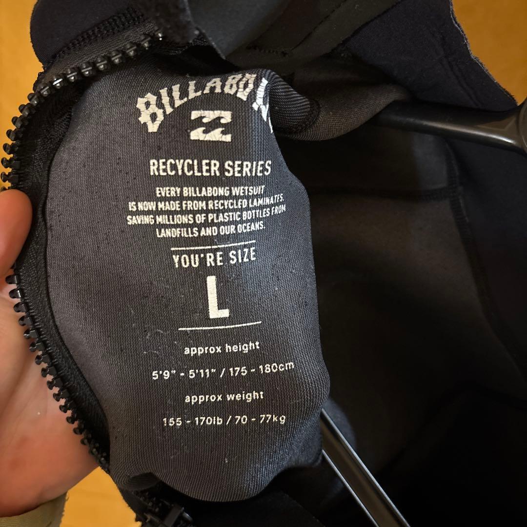 Billabong 3:2 Absolute ジャーフル　ブラック　L
