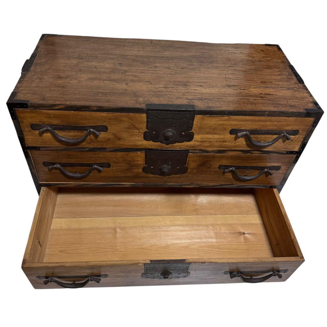 アンティーク箪笥　古家具　レトロ　古民家　インテリア　古道具