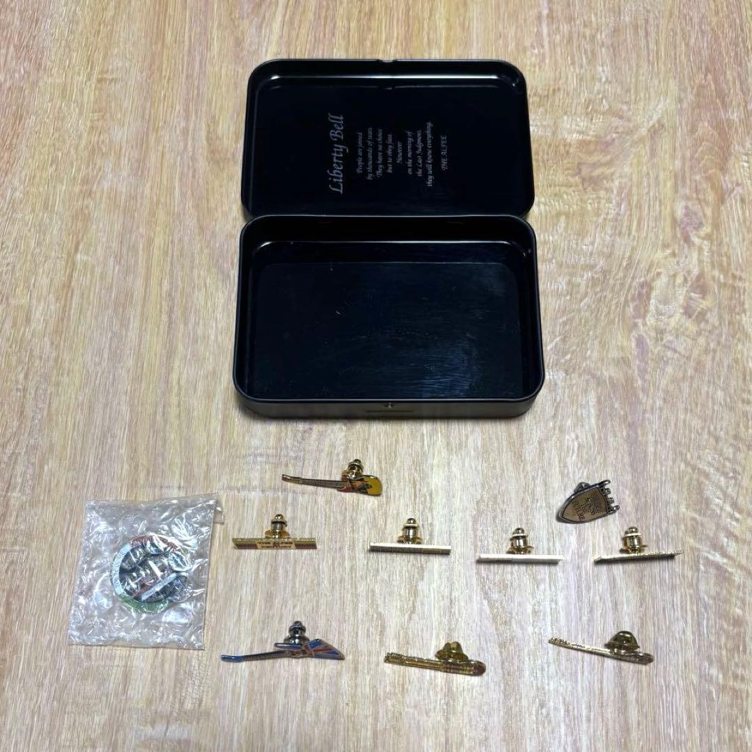 THE ALFEE ピンバッジ各種　メッセージ入りケース　まとめ売り