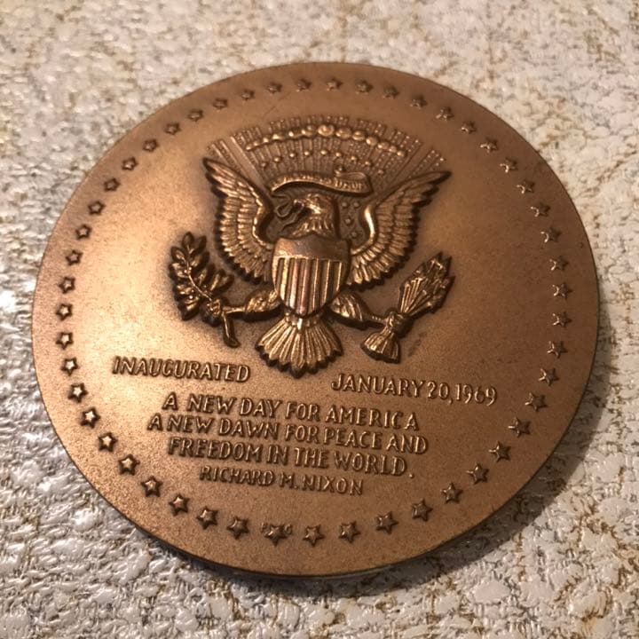 USAヴィンテージ60’s ニクソン大統領 ブロンズ記念メダル アメリカ歴史