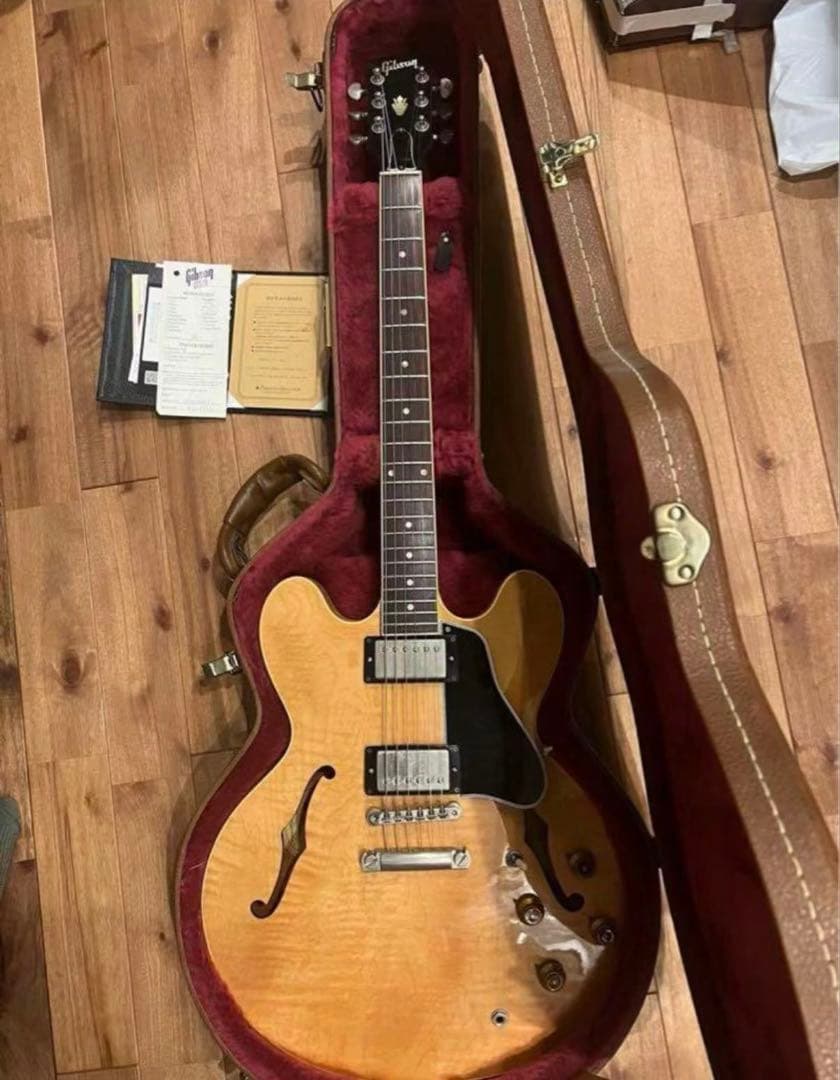 Gibson ES-335 Natural figured top 1／25まで