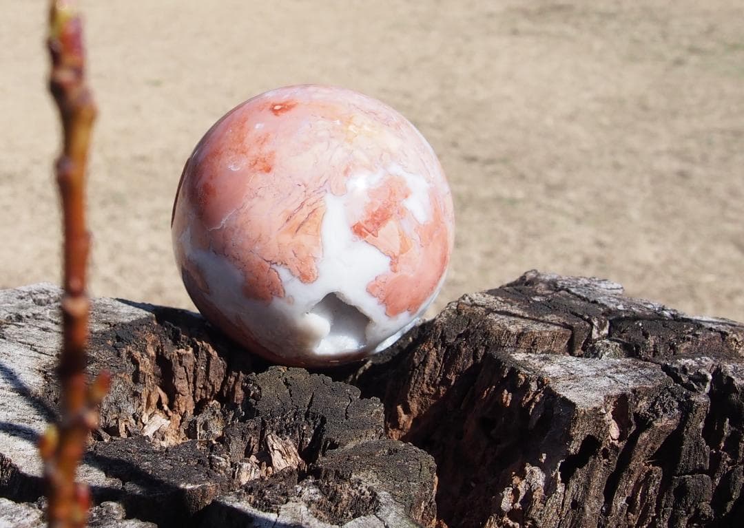 ピンクアゲートスフィア