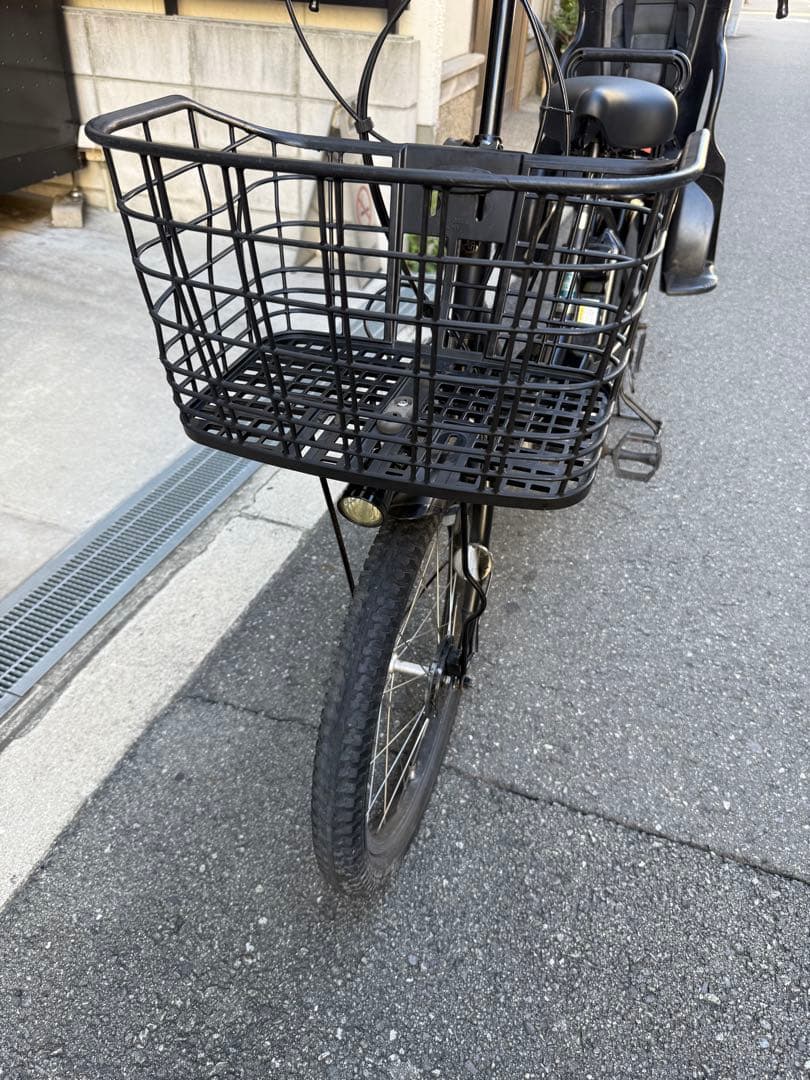 子供乗せ　ヤマハ　電動アシスト自転車 チャイルドシート付き ブラック