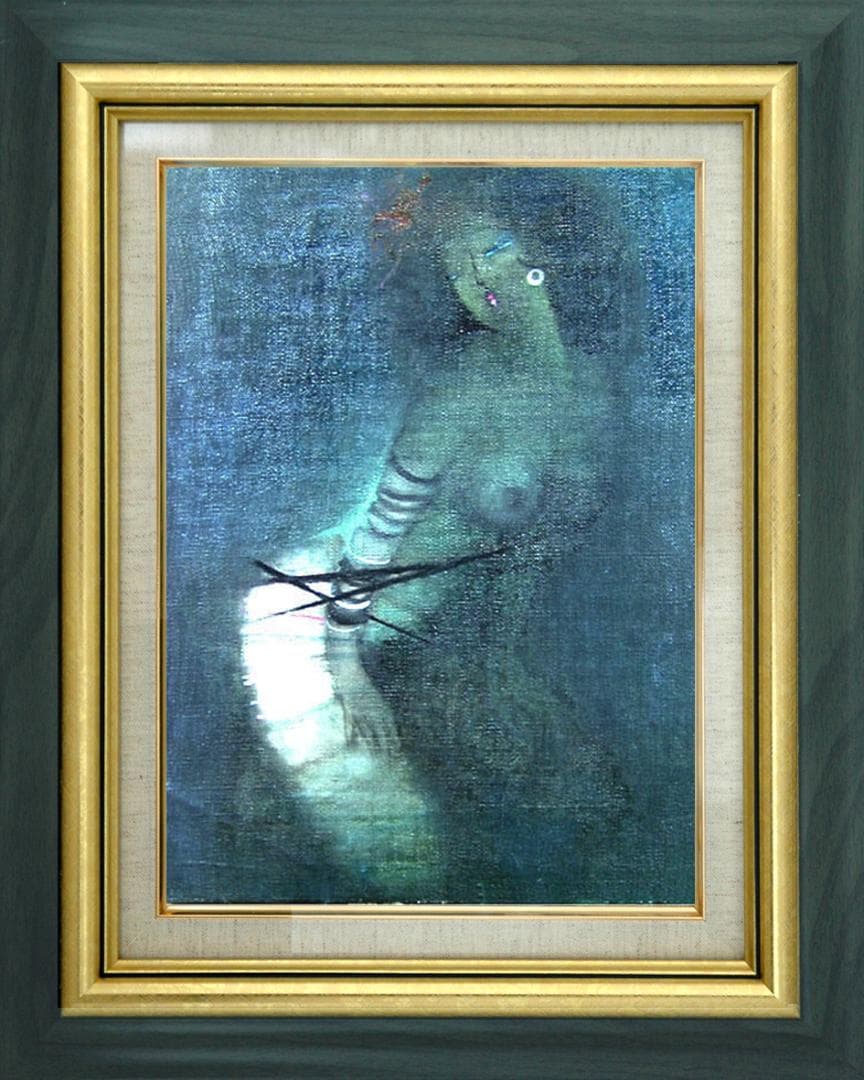 油絵 菅家令子 絵 絵画 インテリア F4-152023 人物 女性像