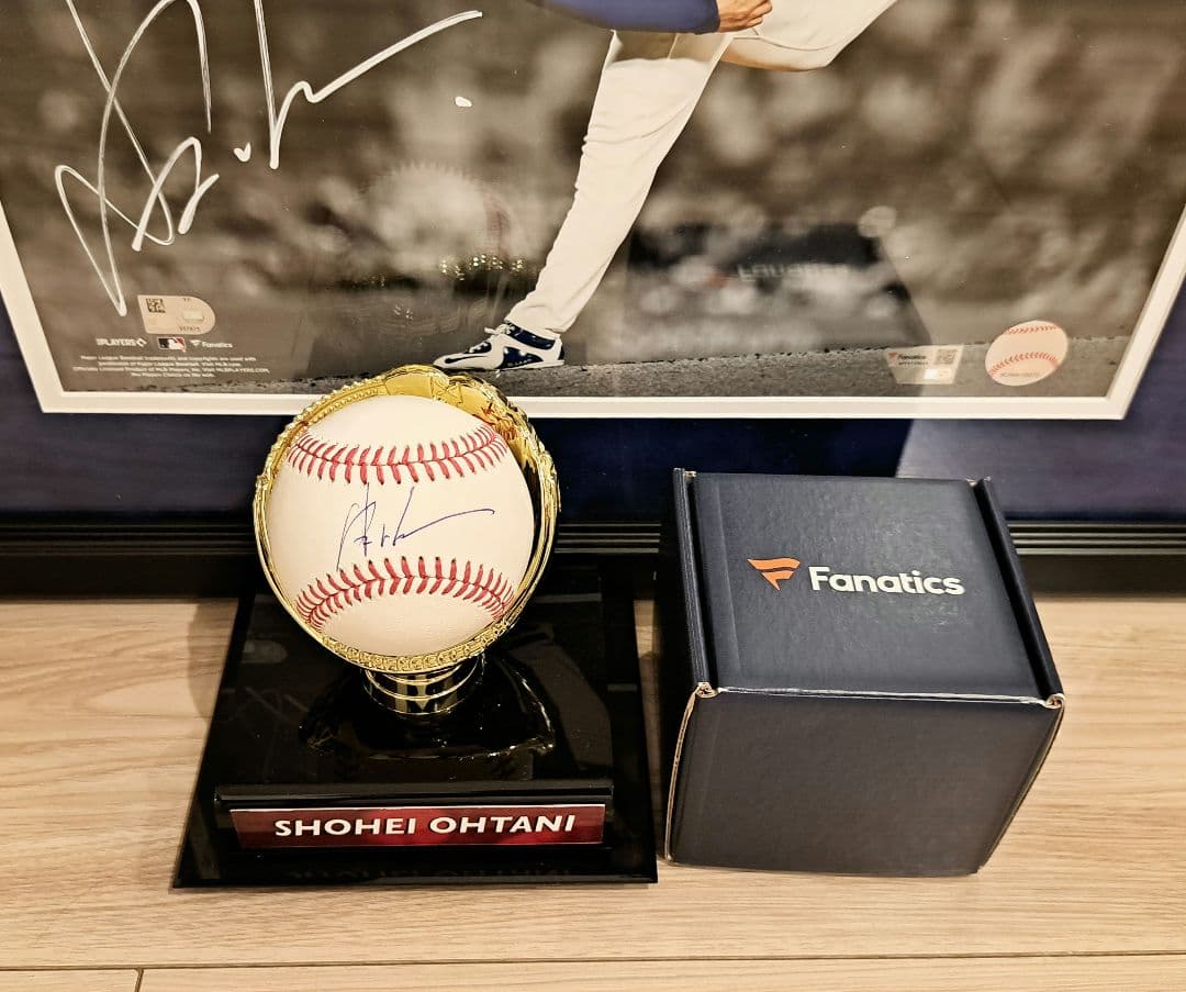 祝☆WS MVP　山本由伸選手直筆サインボール