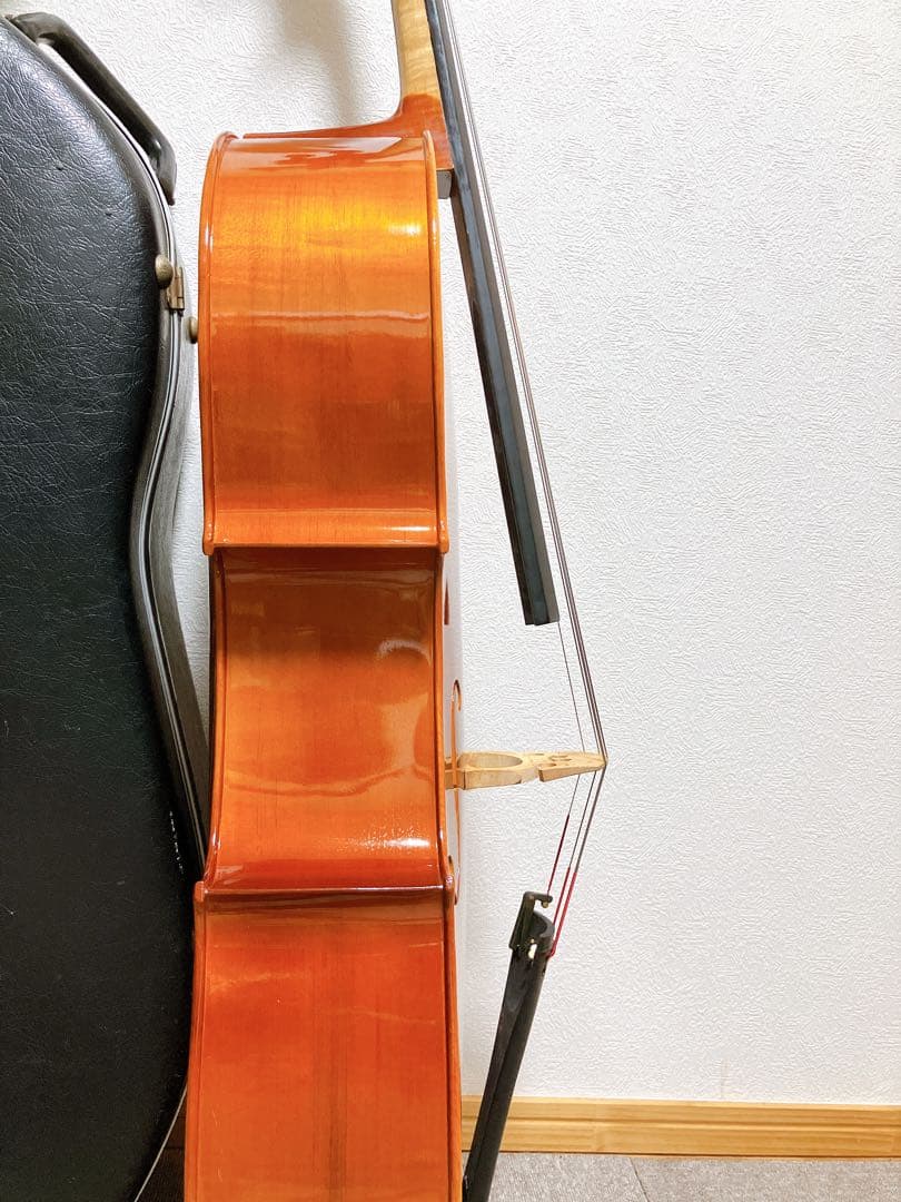 【ちげなべ】チェロ（no label) 4/4 ハードケース付　送料込み