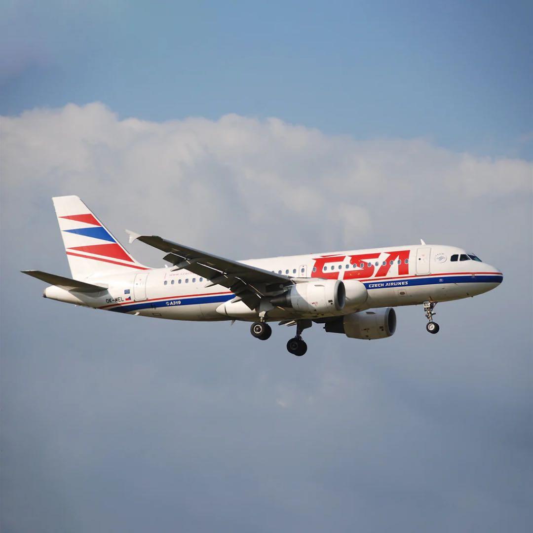 チェコ航空 Aviationtag A319-100 青色