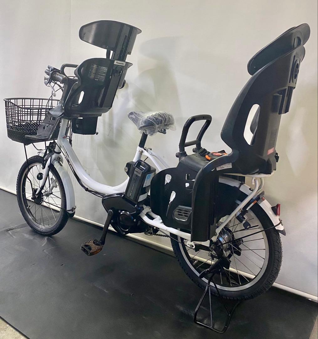 1年保証 ヤマハ　パスバビー　20インチ　子供乗せ　白色　電動アシスト自転車