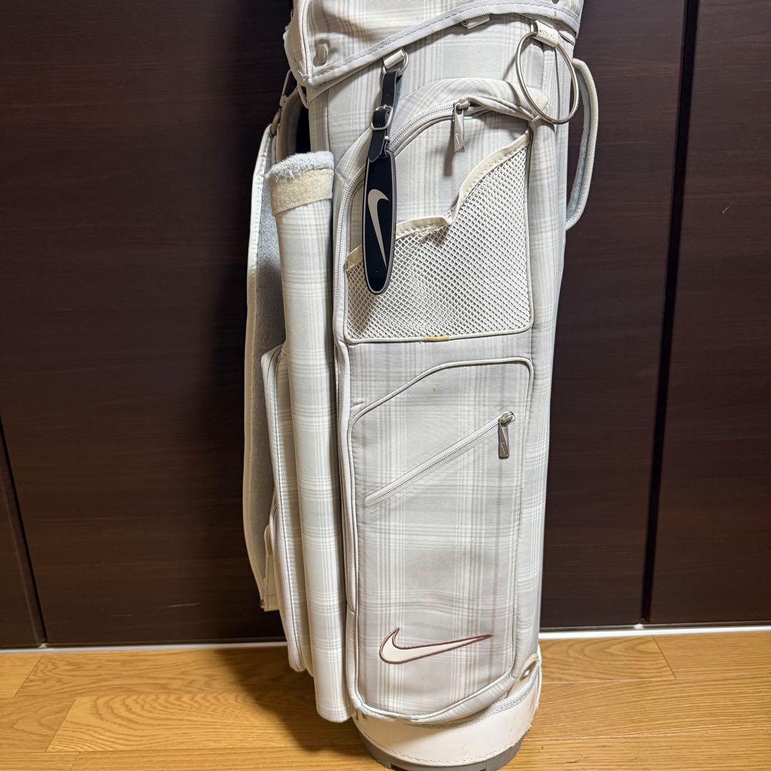 Nike golf キャディバッグ ゴルフバッグ チェック柄