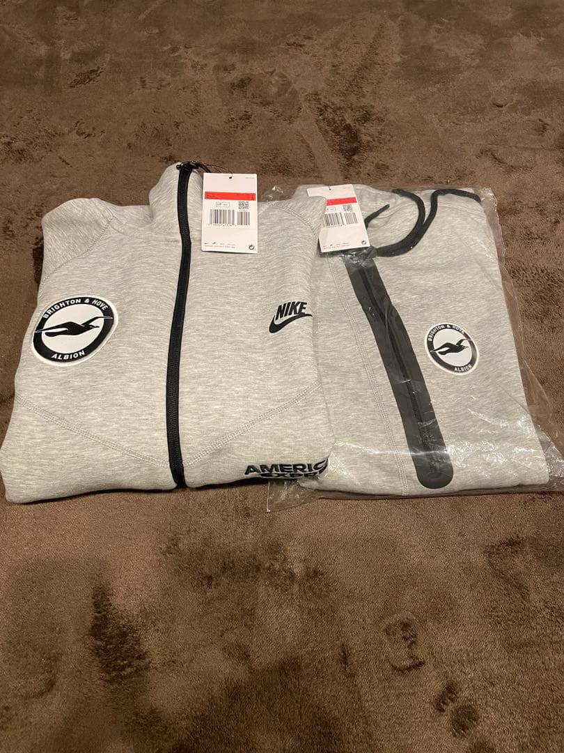 【ブライトン】24/25 Grey Tech Fleece上下セット(Lサイズ)