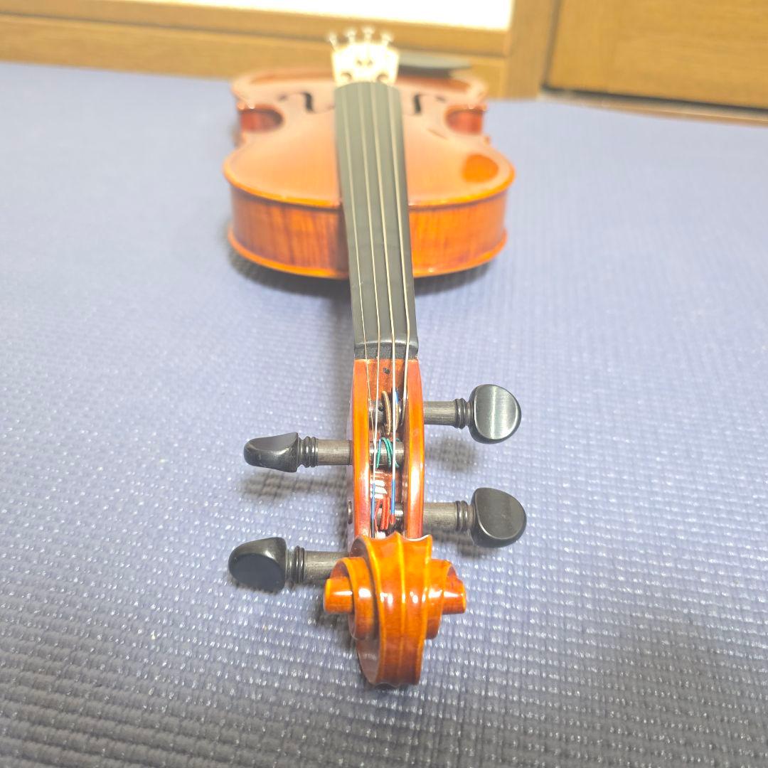 418】極虎艶杢　鈴木バイオリン No.300● 1/8 2001年製　虎杢