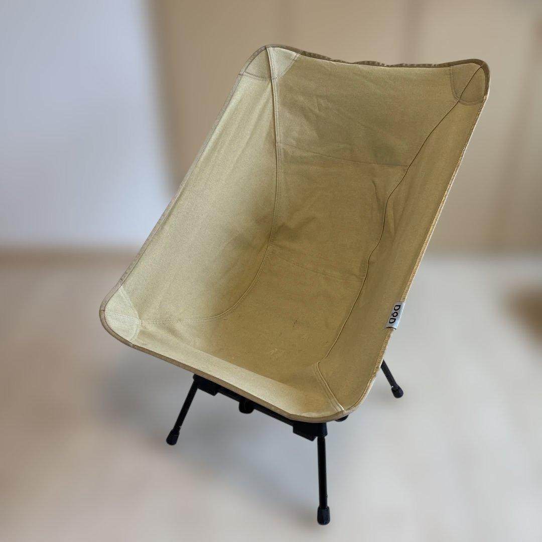 DOD スゴイッス アウトドアチェア 折りたたみ式 タン