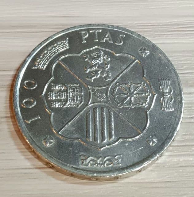 1966年 スペイン100ペセタ銀貨 旧貨幣 外国