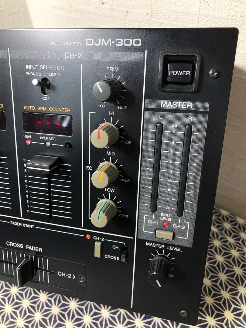pioneer dj パイオニア　DJM-300 黒　フェーダーメンテナンス